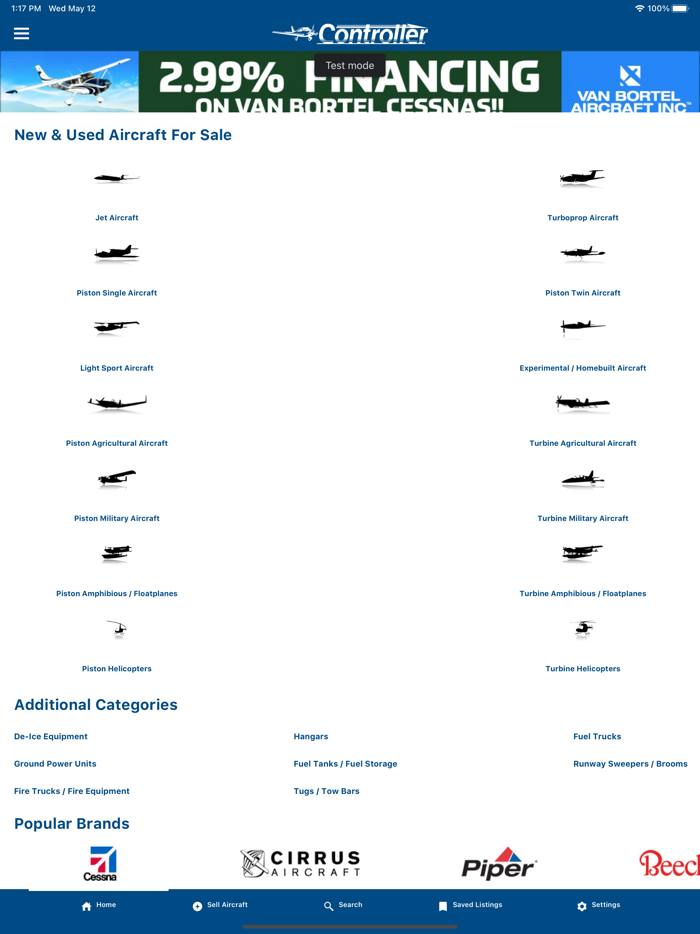Controller Aircraft for Sale