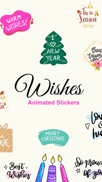 Animated Wishes Stickers Pack