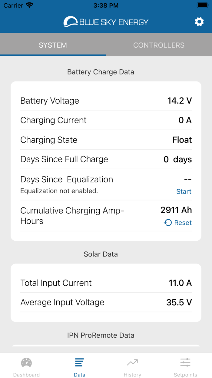 Blue Sky Energy BT Connect