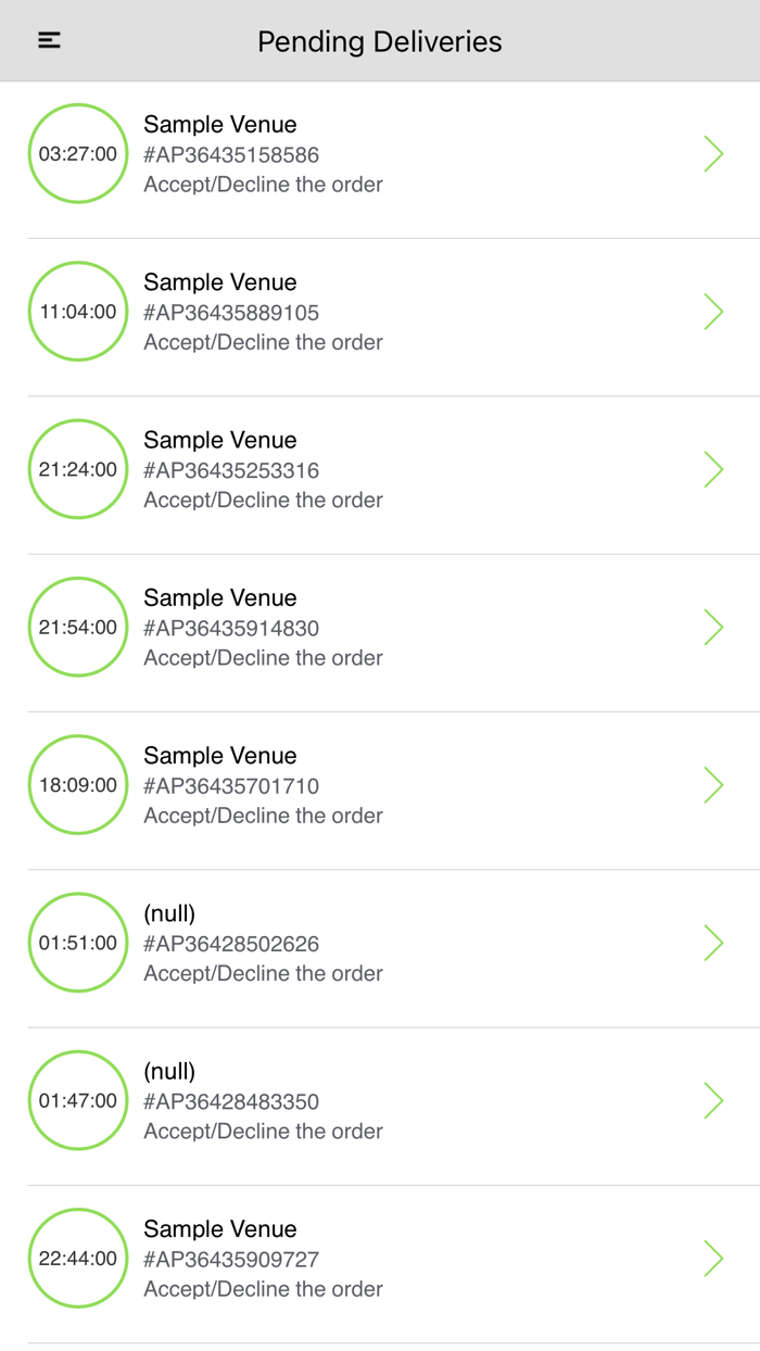 Clean Application Delivery boy