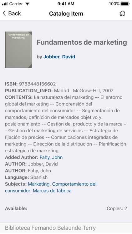 Bibliotecas USIL screenshot-3