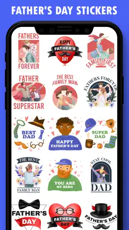 Game screenshot Happy Father's Day Stickers!! hack