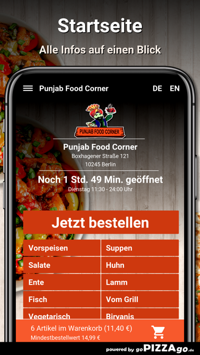 Punjab Food Corner Berlin screenshot 2