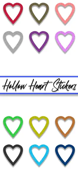 Game screenshot Glitter Heart Stickers hack