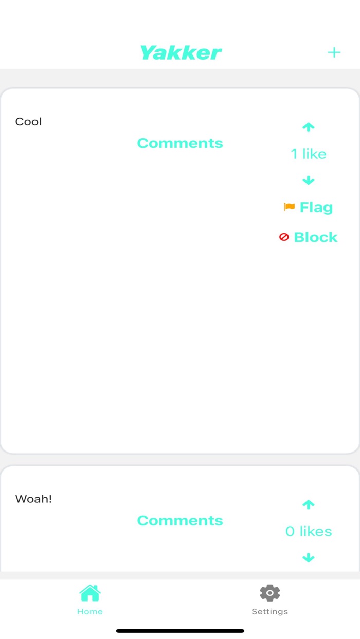 Yakker share anonymously