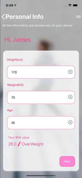 Game screenshot WeightLogTracker apk