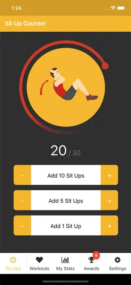 Game screenshot Sit Ups & Crunch Counter mod apk