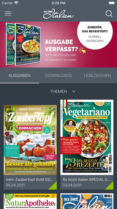 How to cancel & delete So is(s)t Italien | Magazin from iphone & ipad 1
