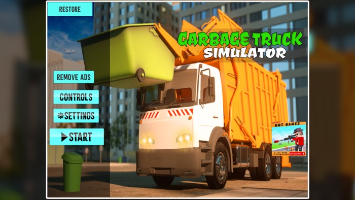City Trash Truck Simulator Van
