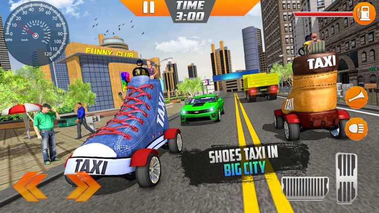 Shoes Taxi Driver 3D Game 2021