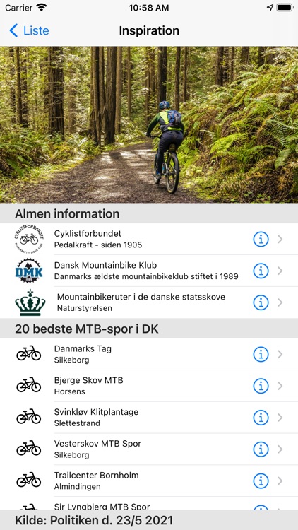 Mountainbikeruter i Danmark screenshot-9