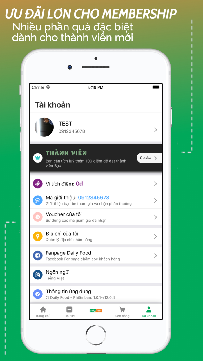 Daily Food-Ngon Sạch Mỗi Ngày