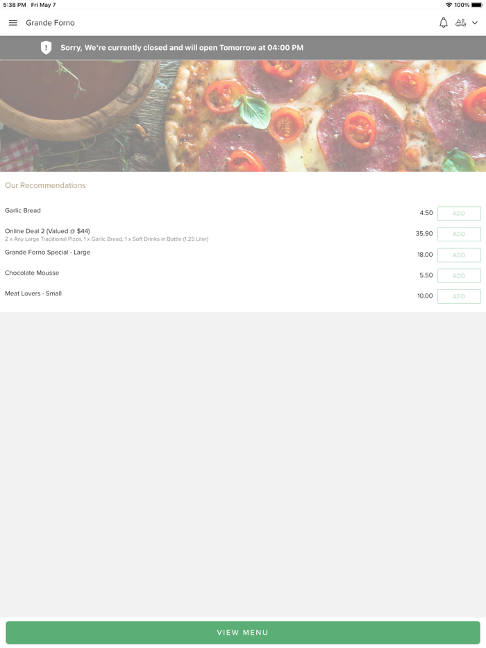 Grande Forno Ashwood