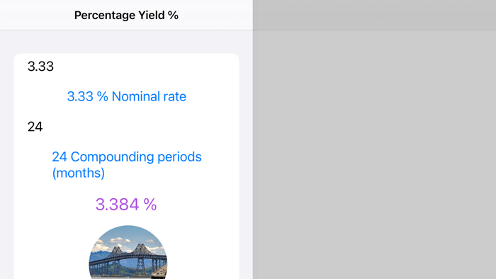 Annual Percentage Yield Calcul