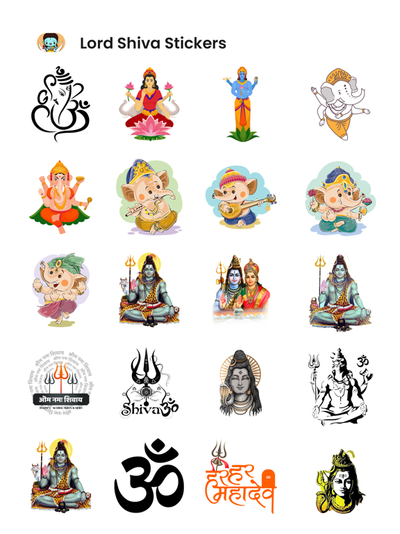 Lord Shiva Stickers! screenshot 2