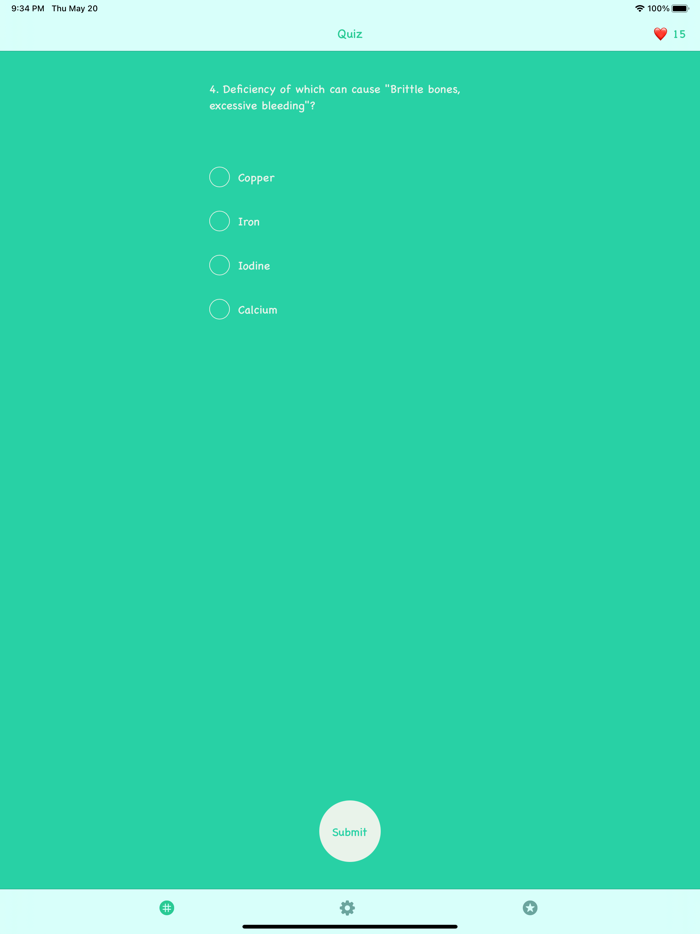 Nutrition Quiz - Health IQ