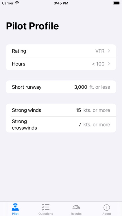 Flight Assessment of Risk Tool