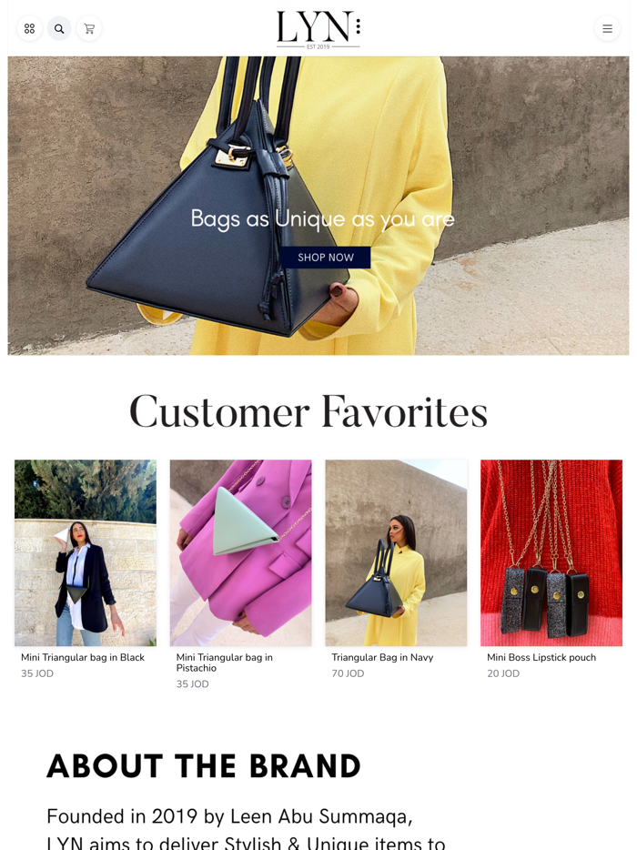 LYN -Bags as unique as you are