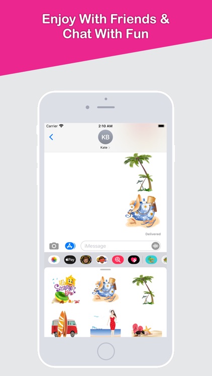 Beach Lover Stickers