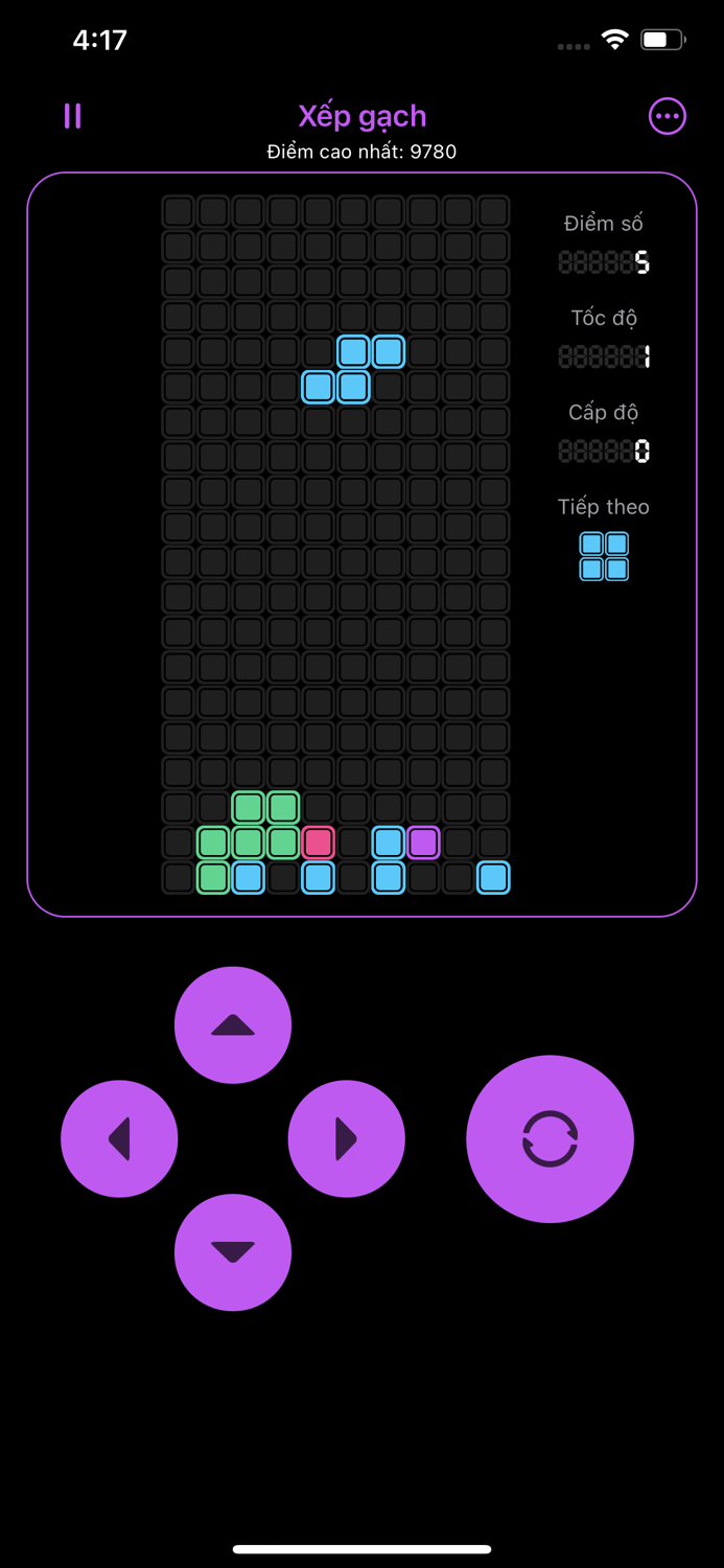 Xếp gạch - Không quảng cáo