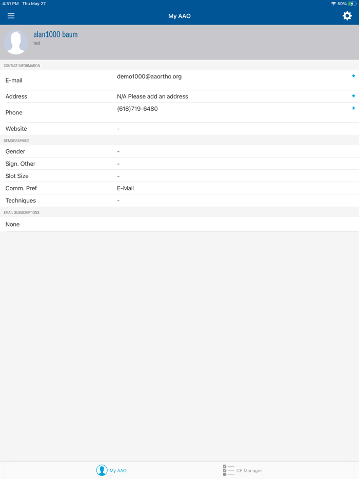 American Assoc. Orthodontists