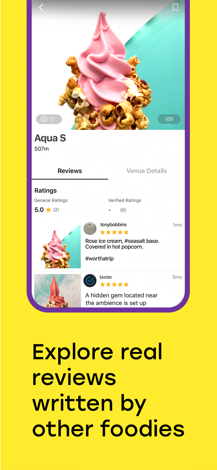 Tablegrub Food Ratings