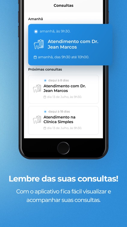 Simples Dental - Chegou o App Meu Doutor! 🦷 O aplicativo que evolui a  maneira como você interage com seus pacientes. Agora os seus pacientes têm  um app completo para: ✓ confirmar