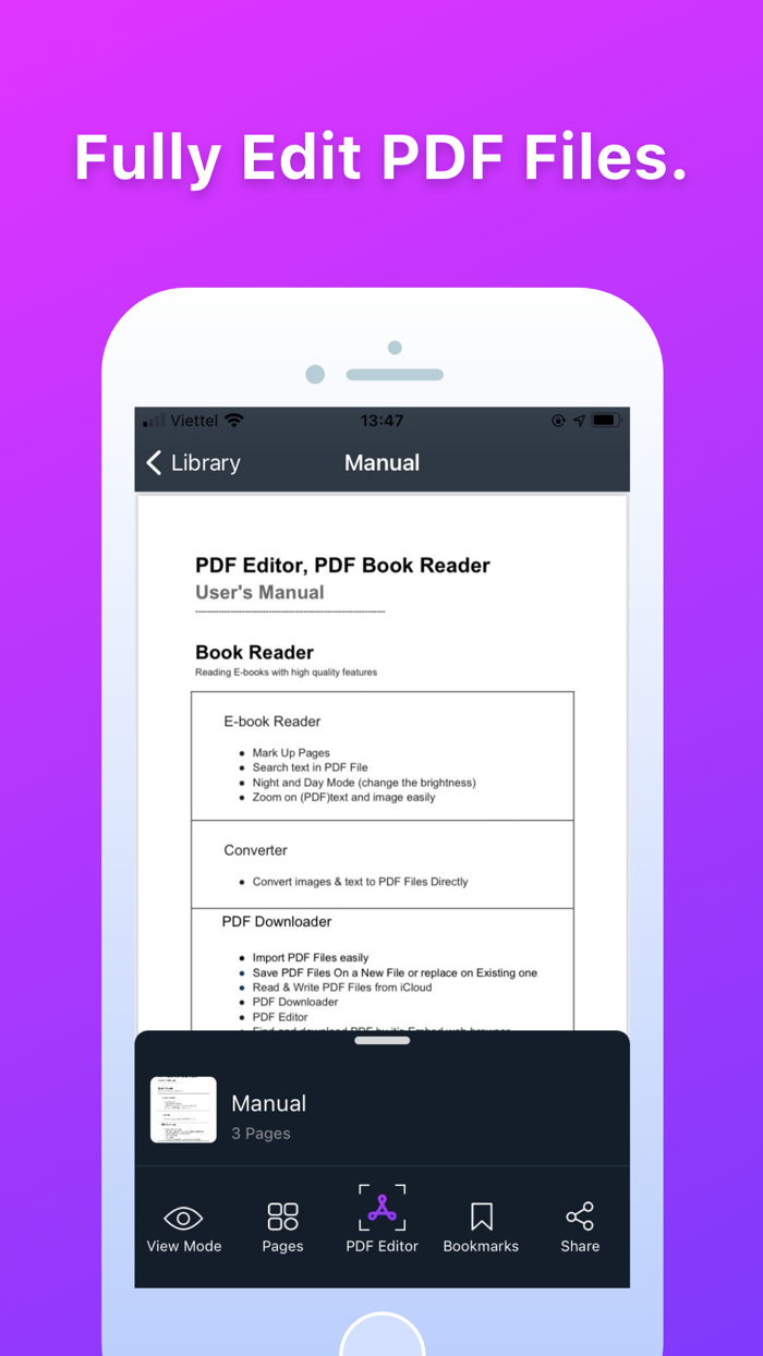 PDF Editor  File Reader