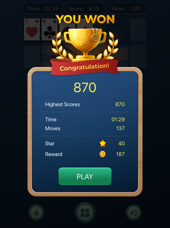 Solitaire - Sort Card Klondike