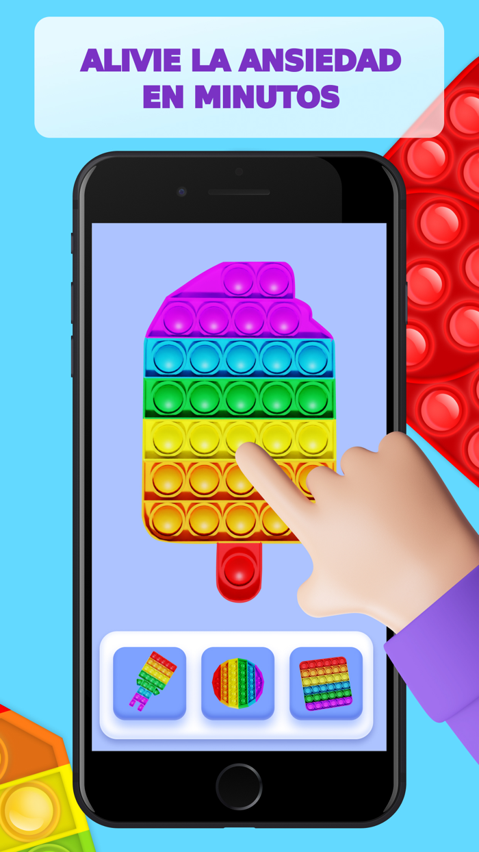 Pop It Fidget Trading Toys 3D