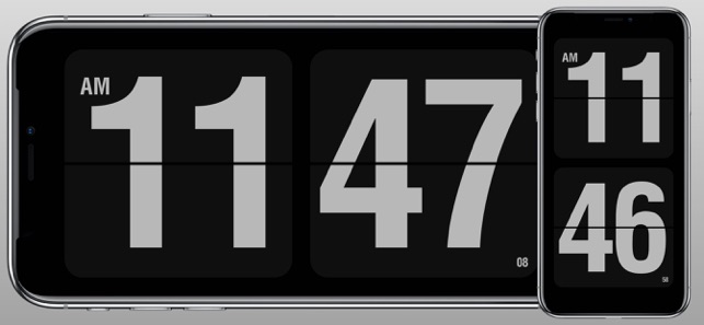 Flip Clock フルスクリーンの目覚まし時計 をapp Storeで
