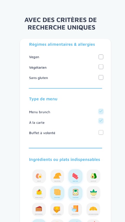 Eggcited - l'app du brunch
