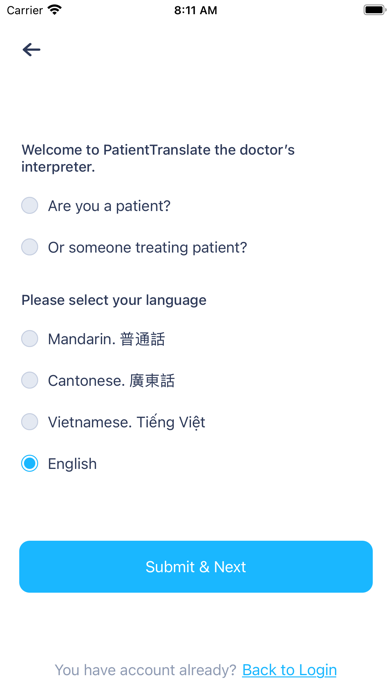Patient Translate screenshot 2
