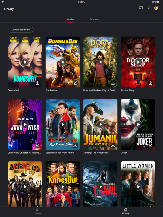 Google Play Film Et Série Google Play Films et TV, les vidéos de Google sont lisibles sur iPad