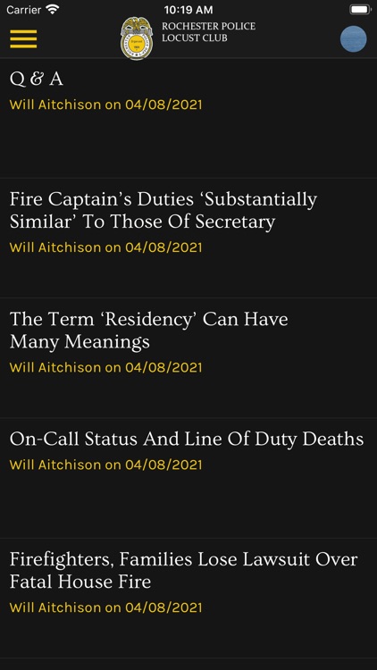 Rochester Police Locust Club screenshot-4