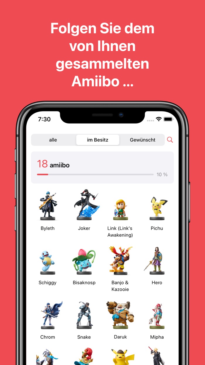 Amiico - Ihre amiibo-Sammlung
