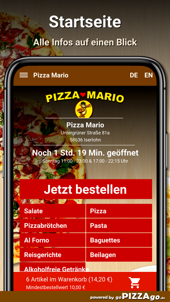 Pizza Mario Iserlohn