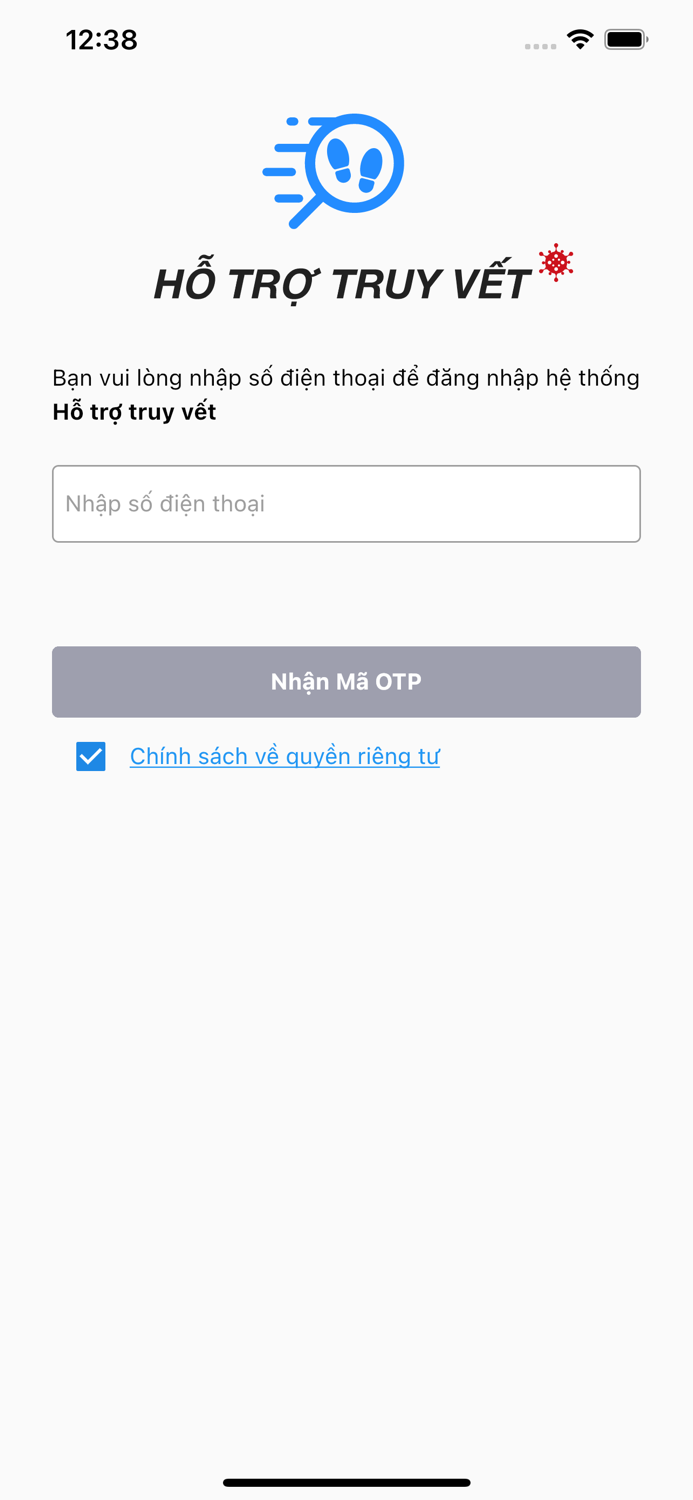 Hỗ trợ truy vết