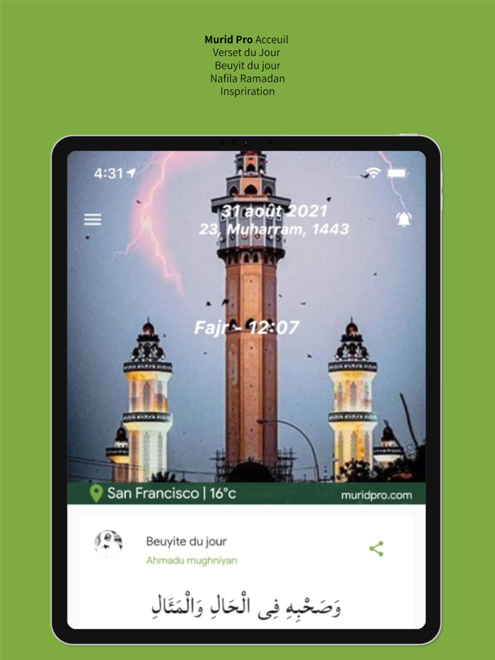 Murid Pro Coran Xassida Adhan