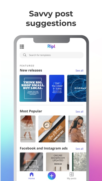 Ripl: Social Videos & Posts