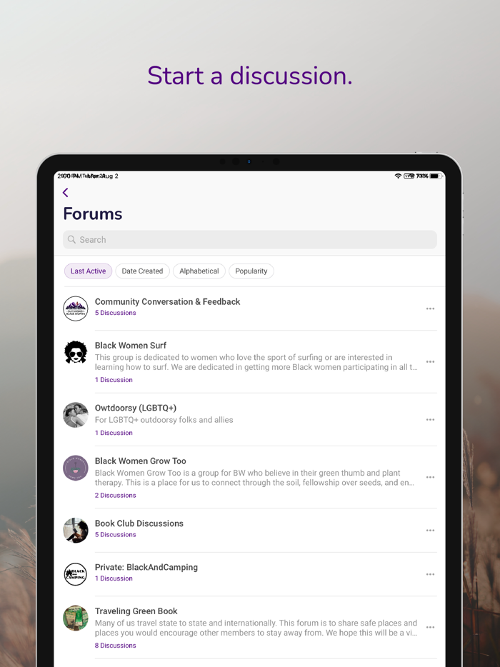 Outdoorsy Black Women