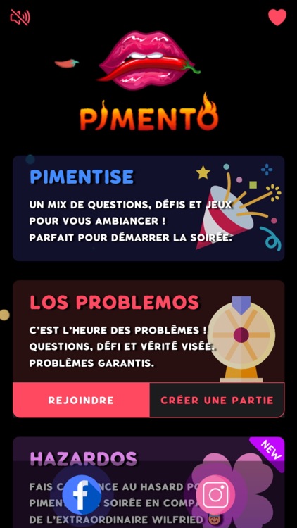 Pimento jeux de soirée !