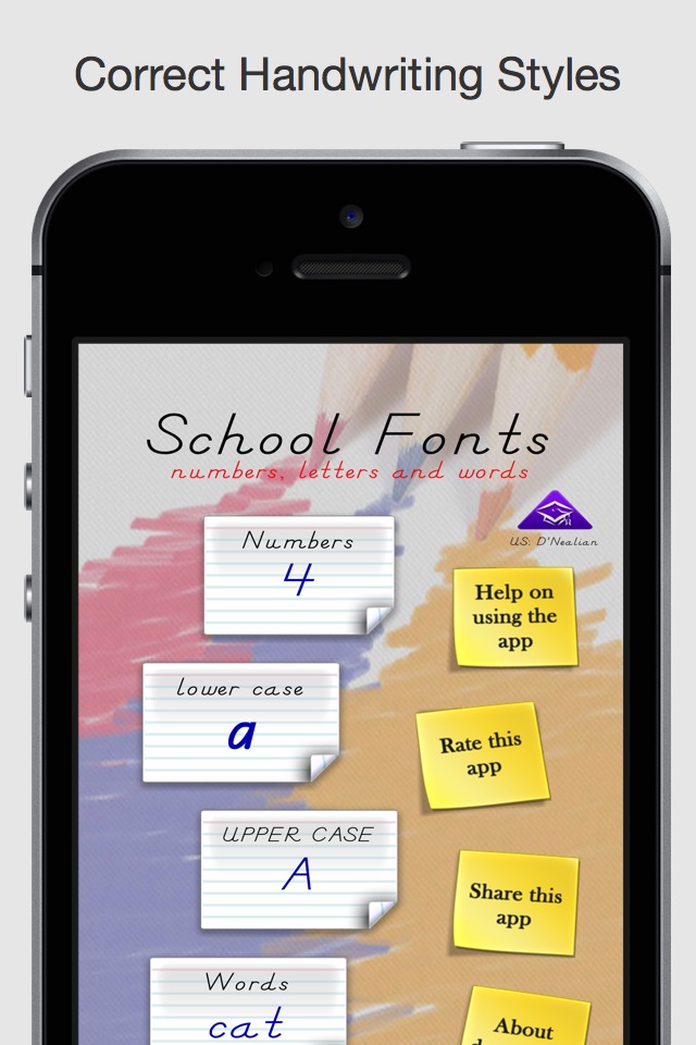 School Fonts - Learn to write screenshot 2