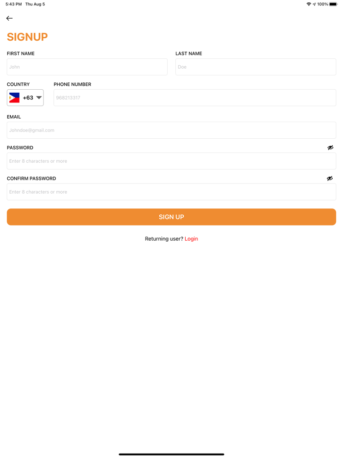 App Your Service-Rider/SP