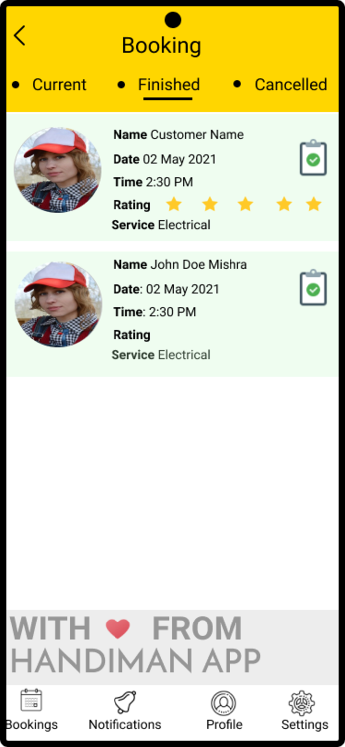 Handiman service provider