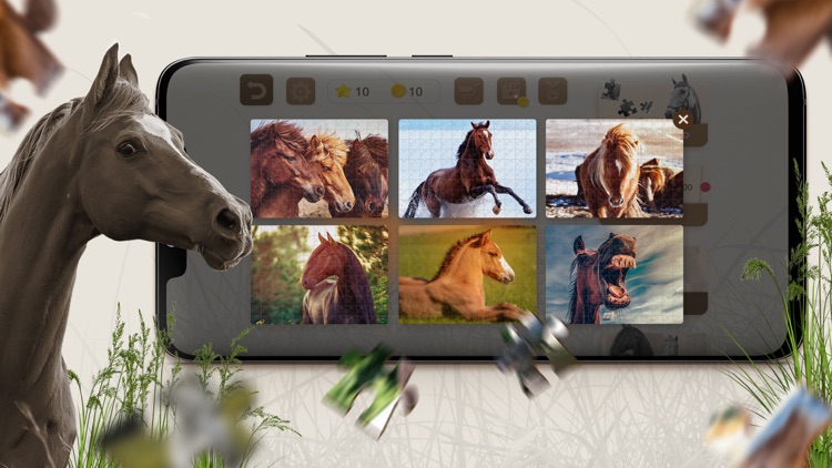 Jigsaw Puzzle Horses Edition screenshot-3