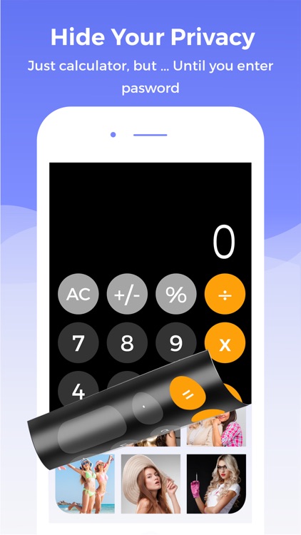 #Calculator Photo Vault Privat