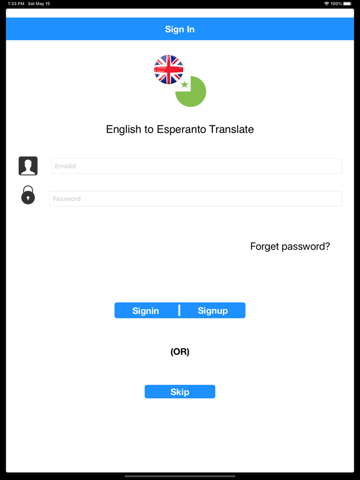 English to Esperanto Translate