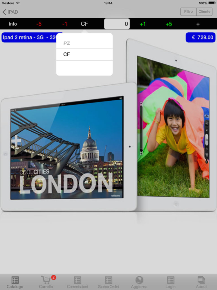 ClickOrder Ordini Agenti