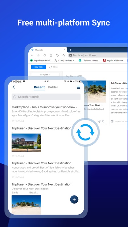 Maxthon Cloud Web Browser screenshot-3